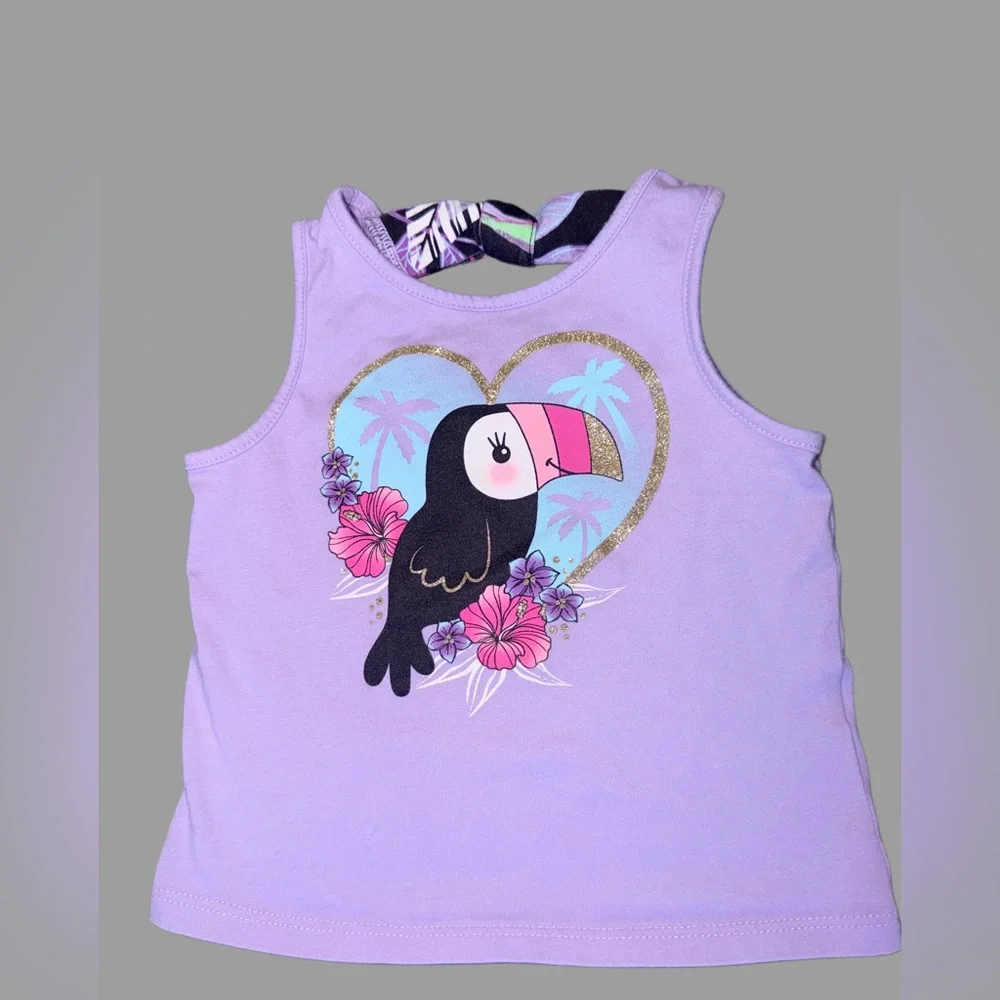 Toddler Girl Tropical Summer Bundle | 12-18 Months | 8 Pieces | Like New - Picture 6 of 11